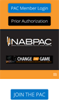 Mobile Screenshot of nabpac.com